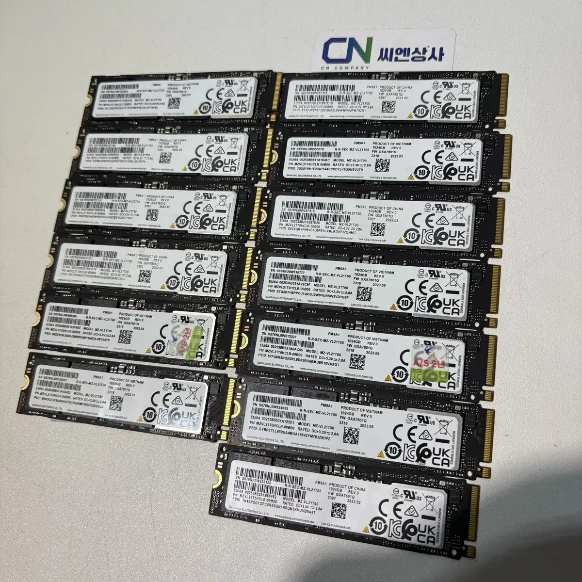 NVME SSD PM9A1 1TB